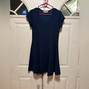 Elegant Navy Blue Women's Dress